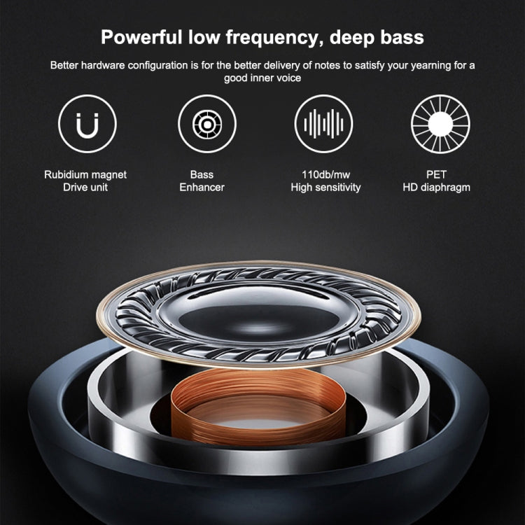 WK BD100 In-Ear Sweat Proof Sporty Bilateral Tws Bluetooth 5.0 Kopfhörer (schwarz)