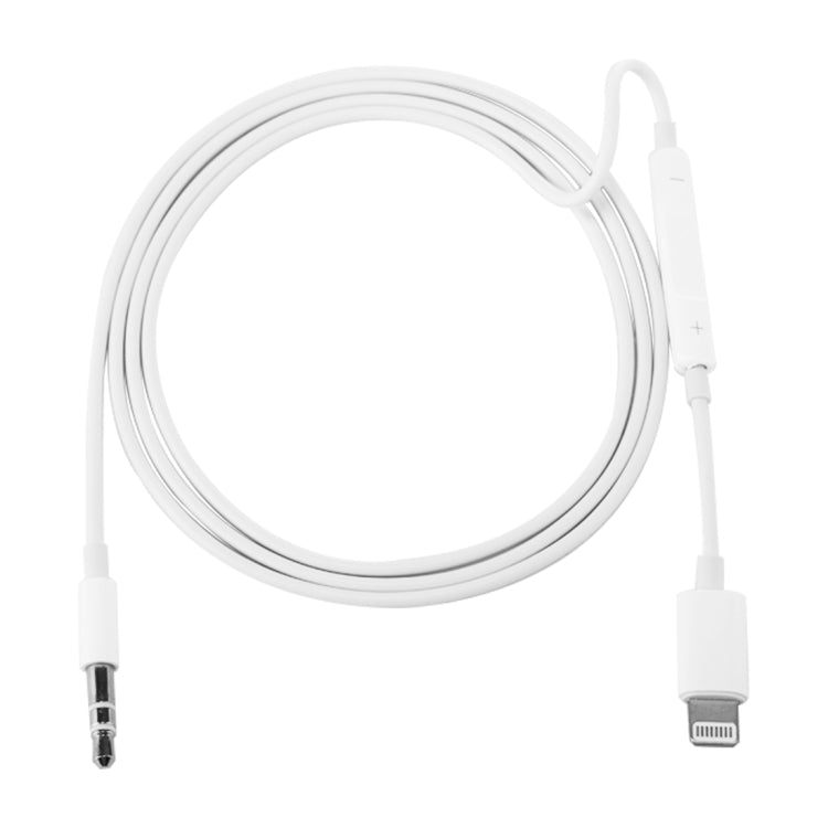 1 m 8-polig auf 3,5 mm AUX-Audiokabel Support Line Control für iPhone