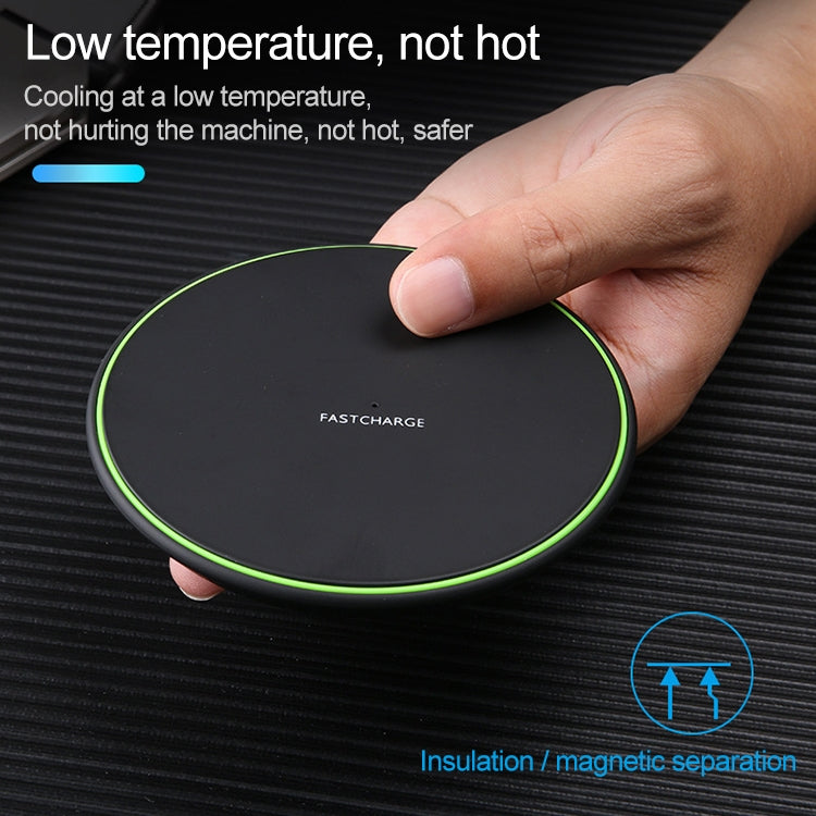 Ultradünnes kabelloses 10-W-Schnellladegerät für Android & iPhone