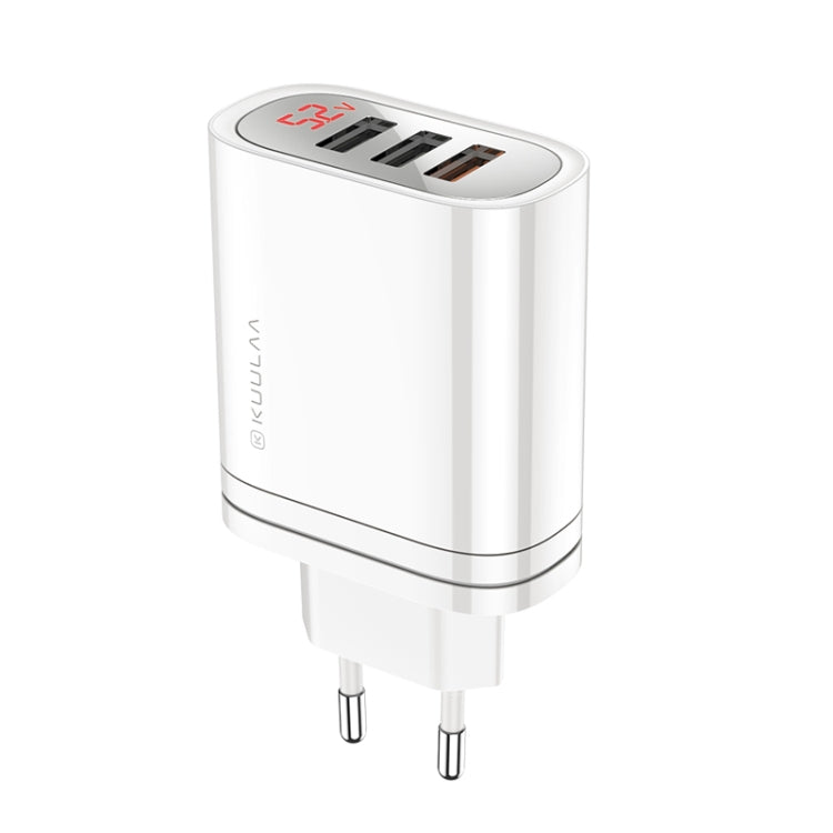 30W 5.4A 3 USB + QC3.0 Schnellladegerät mit Digitalanzeige | #Elektroniktrade.ch#