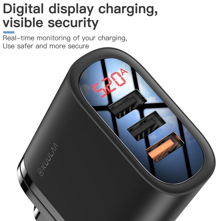 30W 5.4A 3 USB + QC3.0 Schnellladegerät mit Digitalanzeige | #Elektroniktrade.ch#