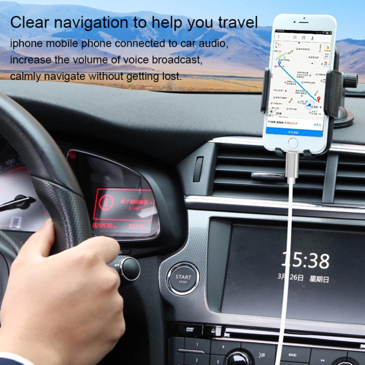 8-poliges AUX-Audioadapterkabel mit 3,5 mm Länge, Länge: 1 m (weiß)