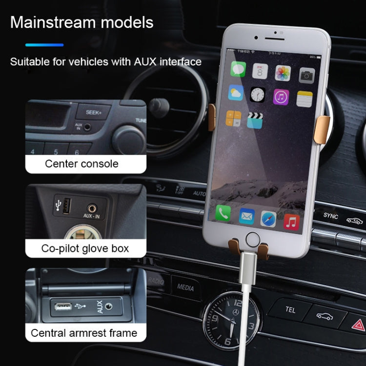 8-poliges AUX-Audioadapterkabel mit 3,5 mm Länge, Länge: 1 m (weiß)