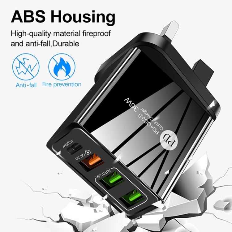 FLOVEME PD20W + QC3.0 + 2.4A Dual USB 36W Schnellladung Ladegerät