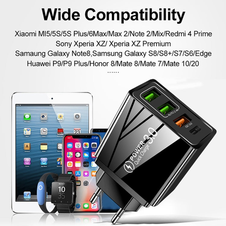 FLOVEME PD20W + QC3.0 + 2.4A Dual USB 36W Schnellladung Ladegerät