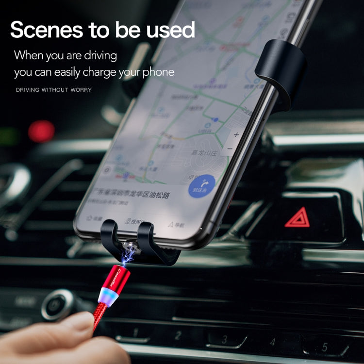 3 in 1 Magnet-Ladekabel Typ C / 8 Pin / Micro USB zu USB für Serie 1, Länge: 1 m