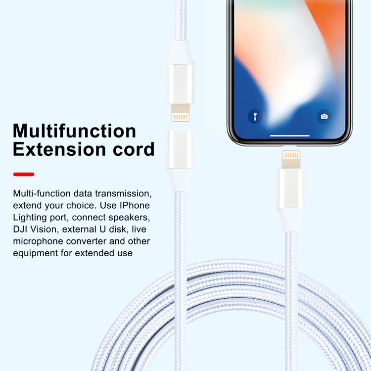 5V 2A 8 Pin iPhone Stromverlängerungskabel, Kabellänge: 1m