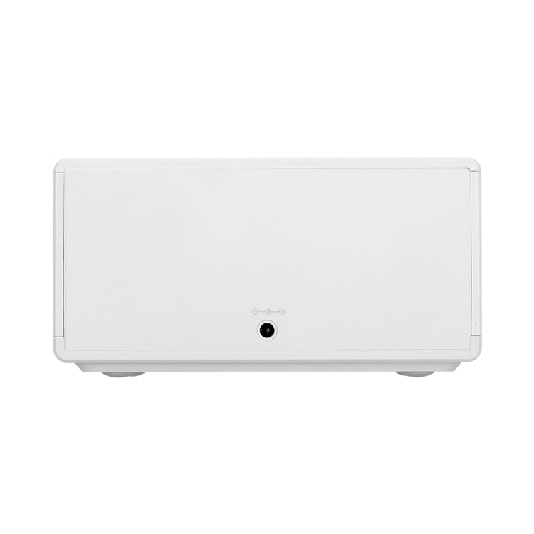 MOMAX 10W QI-Standard-Drei-Modi Fast Lading Wireless-Ladegerät Multifunktions-LCD-Wecker für iPhone / Android