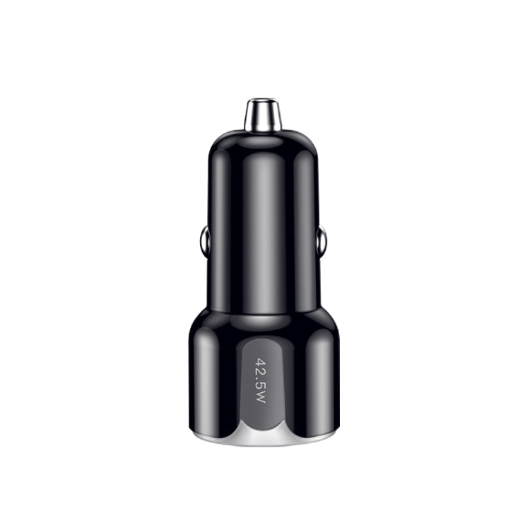 PD + QC3.0 42,5 W Autoladegerät Schnellladegerät Smart Car Charger (Schwarz)