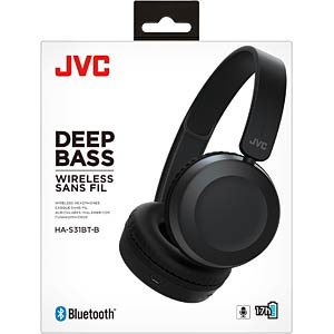 JVC HA-S31BT-B Bluetooth® Kopfhörer, On-Ear, Freisprechfunktion