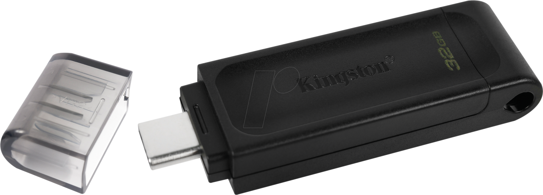 Kingston USB-Stick, 32 GB USB-C 3.2 Gen 1 DataTraveler 70 (Retoure) Verpackung Geöffnet