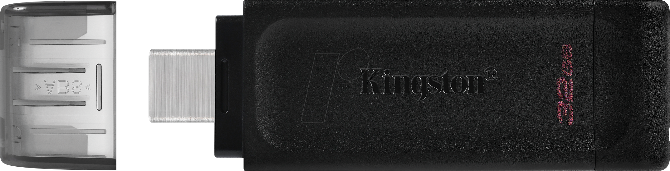 Kingston USB-Stick, 32 GB USB-C 3.2 Gen 1 DataTraveler 70 (Retoure) Verpackung Geöffnet