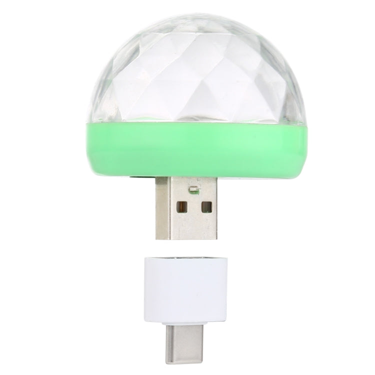 4W RGB USB LED Kristall Magic Ball Bühnenleuchte mit Typ-C Adapter | #Elektroniktrade.ch#