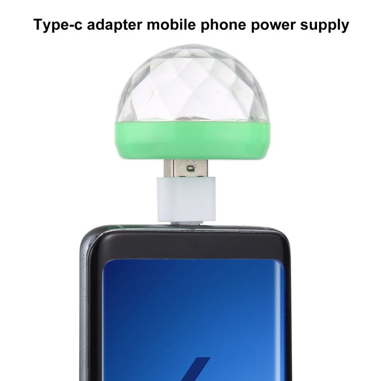 4W RGB USB LED Kristall Magic Ball Bühnenleuchte mit Typ-C Adapter | #Elektroniktrade.ch#