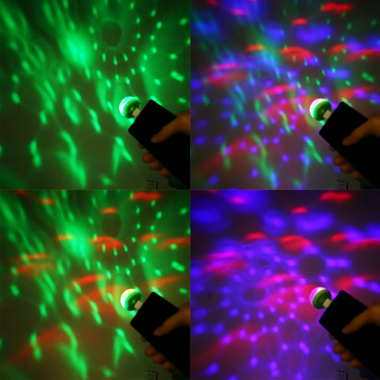 4W RGB USB LED Kristall Magic Ball Bühnenleuchte mit Typ-C Adapter | #Elektroniktrade.ch#