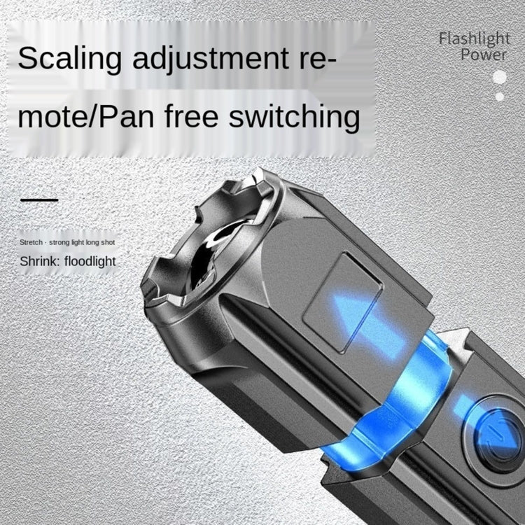 Teleskop-Fokuss Drei-Stufen LED-Taschenlampe