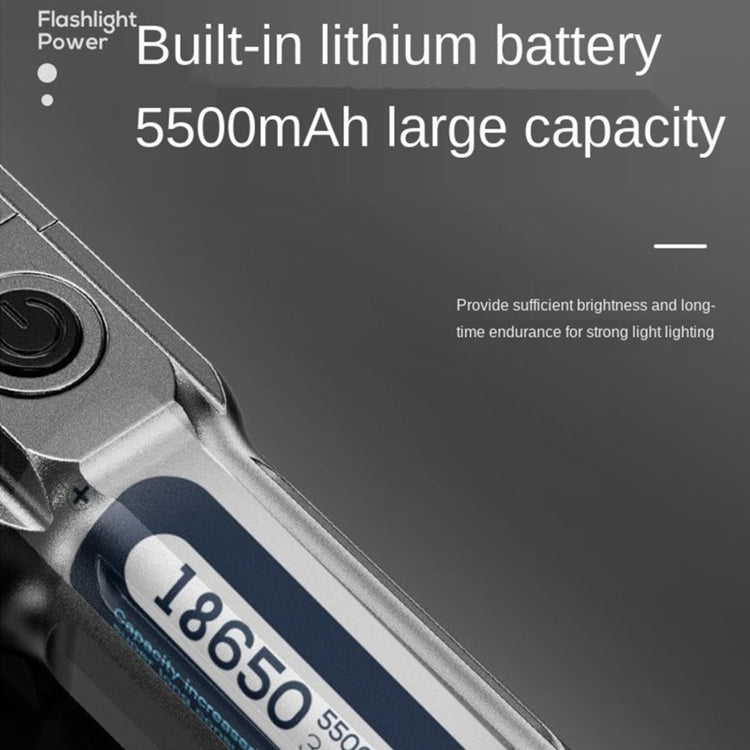 Teleskop-Fokuss Drei-Stufen LED-Taschenlampe