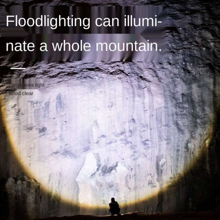 Teleskop-Fokuss Drei-Stufen LED-Taschenlampe