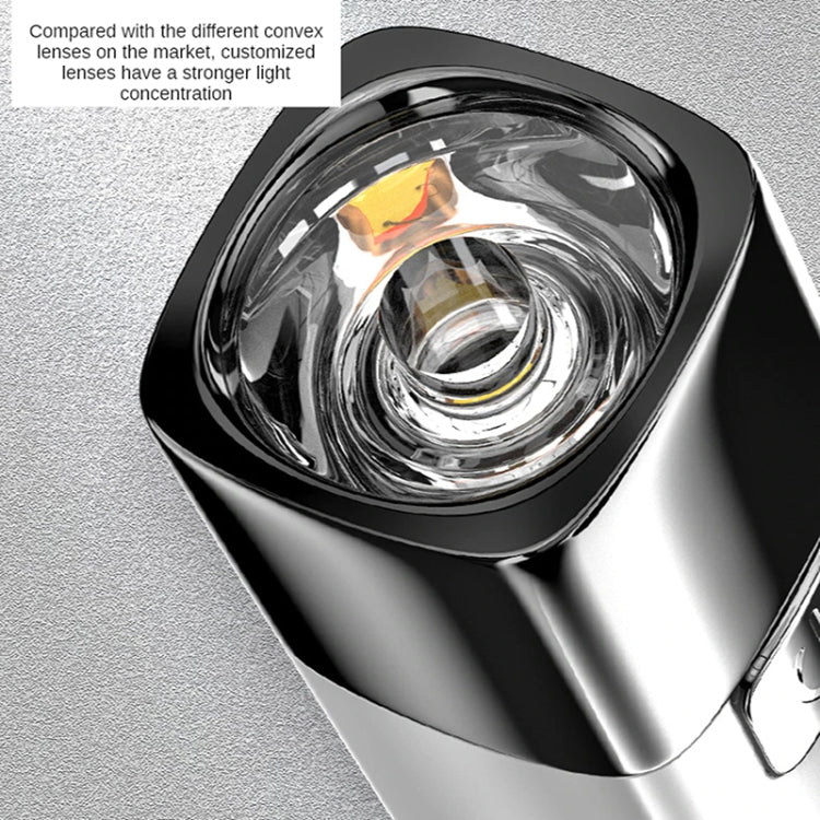 Tragbare Lippenstiftstyle LED-Taschenlampe (weiß)