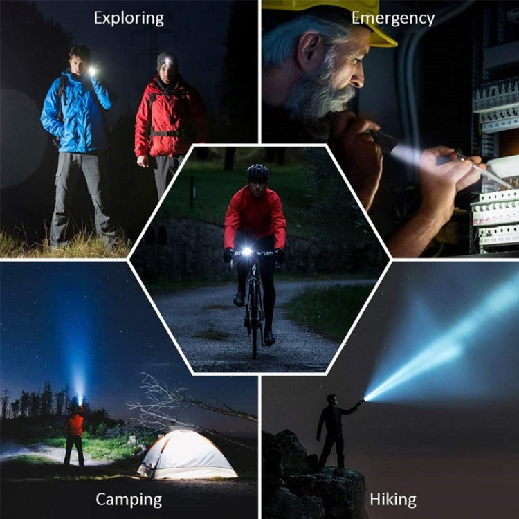 Tragbare Lippenstiftstyle LED-Taschenlampe (weiß)