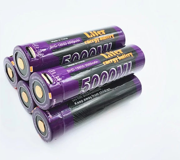 18650 3500mAh 3,7 V Li-Ion Batterie Akku mit USB