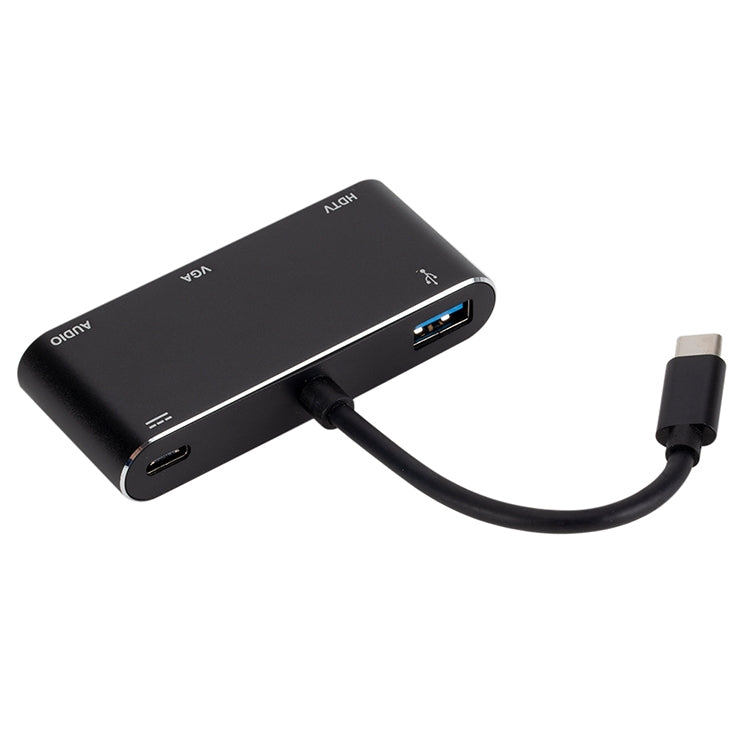 USB-C / Typ C zu HDMI / VGA / USB 3.0 / PD-Konverter | #Elektroniktrade.ch#