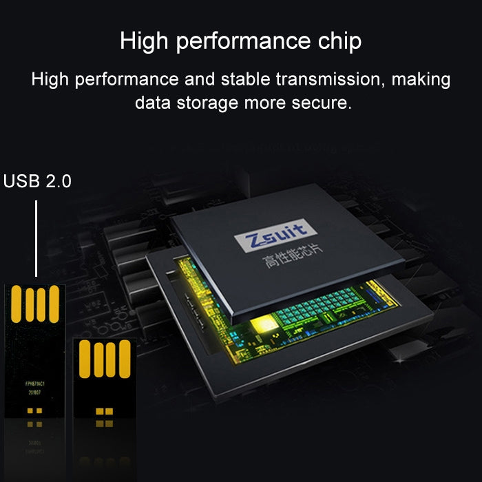 Zsuit 64GB USB 2.0 Mini Metallring Form USB Flash Disk