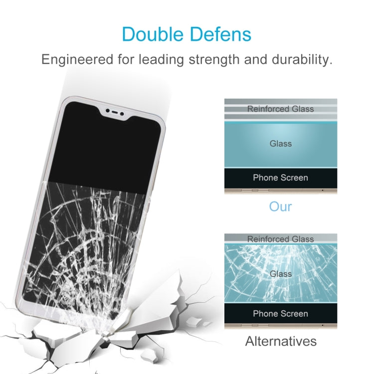 0,26 mm 9H 2,5D Panzerglasfolie für Xiaomi Redmi 6 Pro / Mi A2 Lite