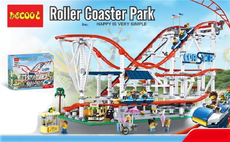 18003 Baustein Achterbahn Park City 4249 Teilig mit Motor | #Elektroniktrade.ch#