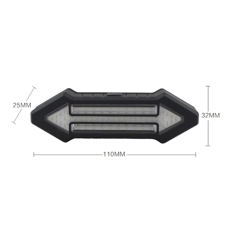 Fahrradrücklicht Intelligente Funkfernbedienung Blinker Warnleuchte | #Elektroniktrade.ch#