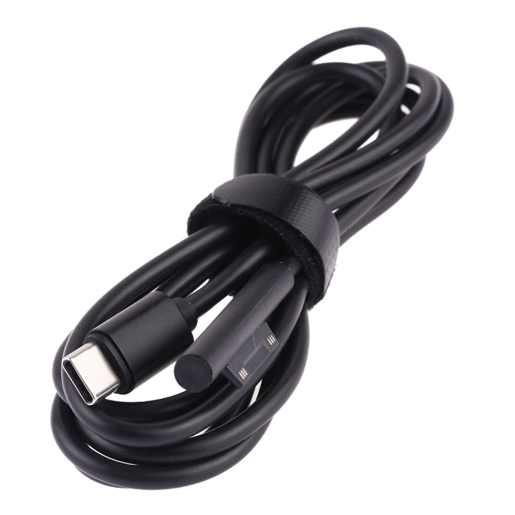 USB-C / Typ C-Stecker-Netzteil-Ladekabel für Microsoft Surface Pro 7/6/5/4/3 / Microsoft Surface Go