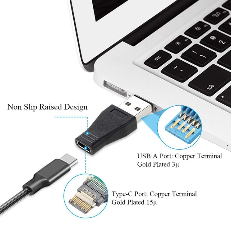 USB 3.0-Stecker auf USB-C / Typ C 3.1-Buchse Adapter