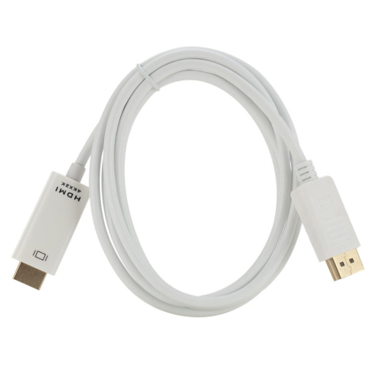 4K x 2K DP (Displayport ) zu HDMI Konverter Kabel, Kabellänge: 1,8 m (weiß)