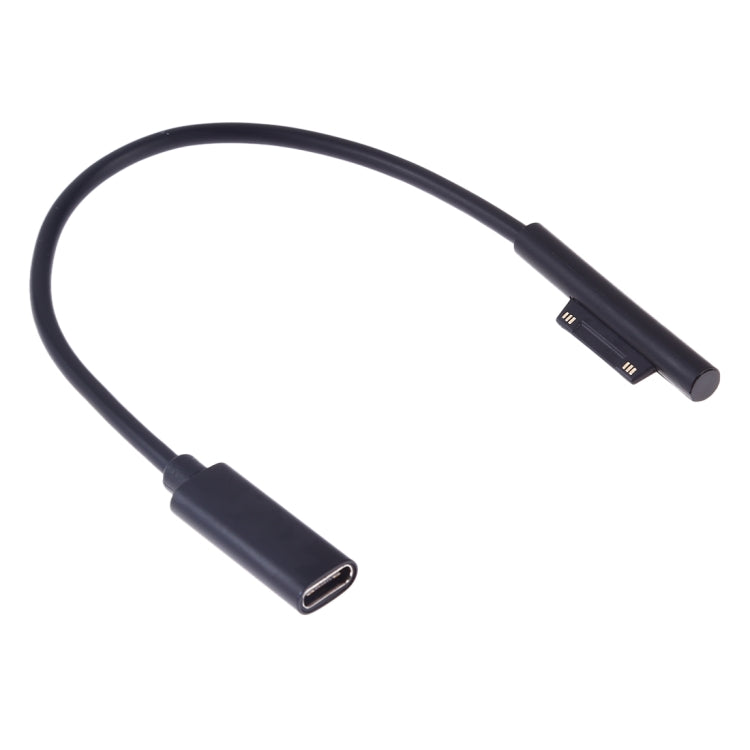 Surface Pro 6/5 zu USB-C / Typ-C-Buchsenschnittstellen Netzteil-Ladekabel