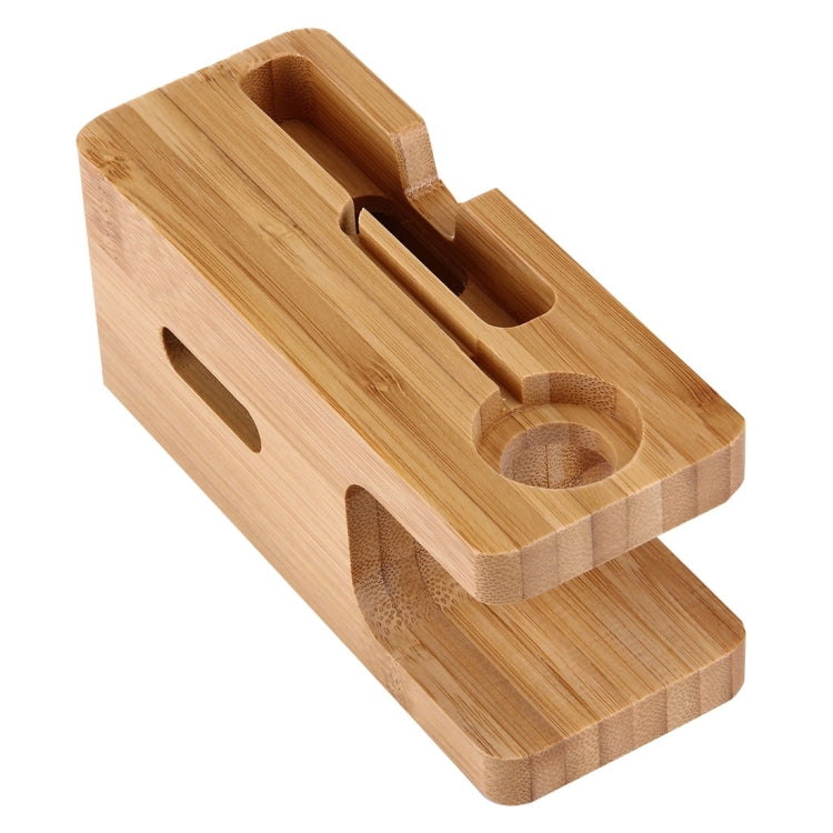 Bambus Holz Ladegerät Halter für Apple Watch 38mm & 42mm/iPhone 7&7Plus/6&6Plus/5&5S&5C | #Elektroniktrade.ch#