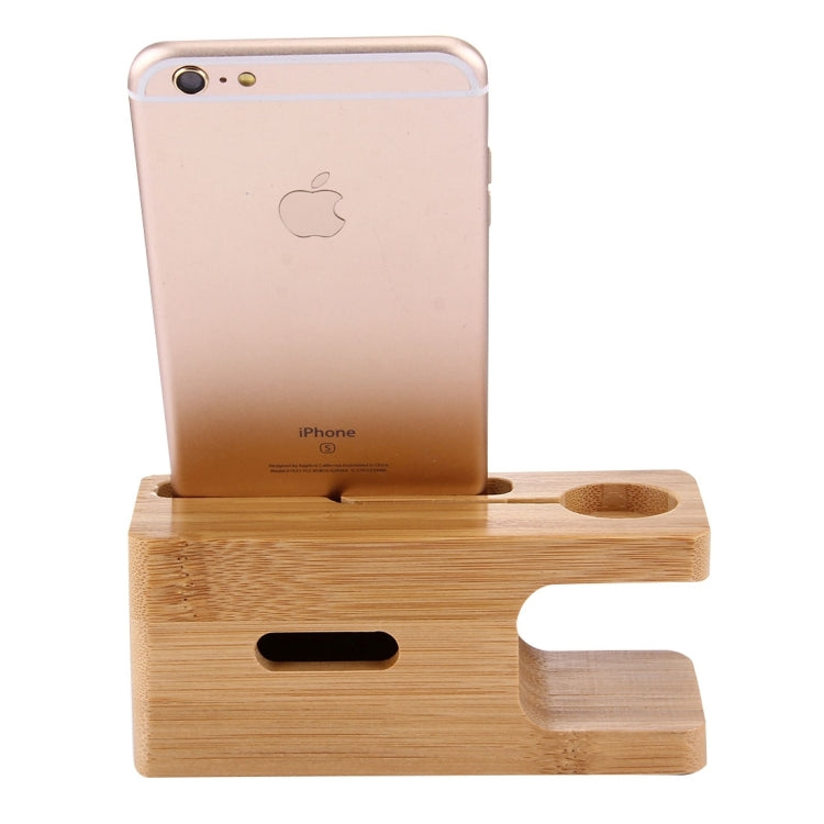 Bambus Holz Ladegerät Halter für Apple Watch 38mm & 42mm/iPhone 7&7Plus/6&6Plus/5&5S&5C | #Elektroniktrade.ch#