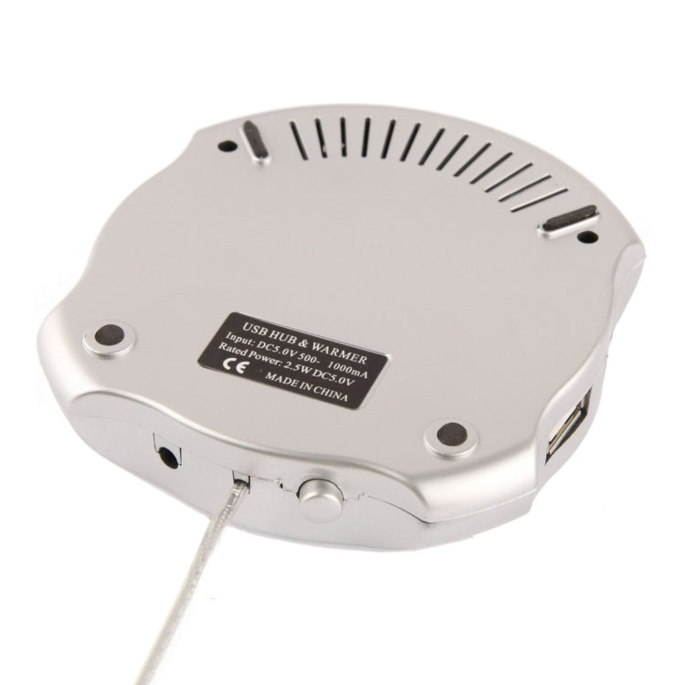 Tassenwärmer mit 4er USB Hub USB 2.0