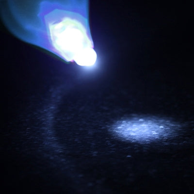 Mini-Schlüsselanhänger LED-Taschenlampe (blau)