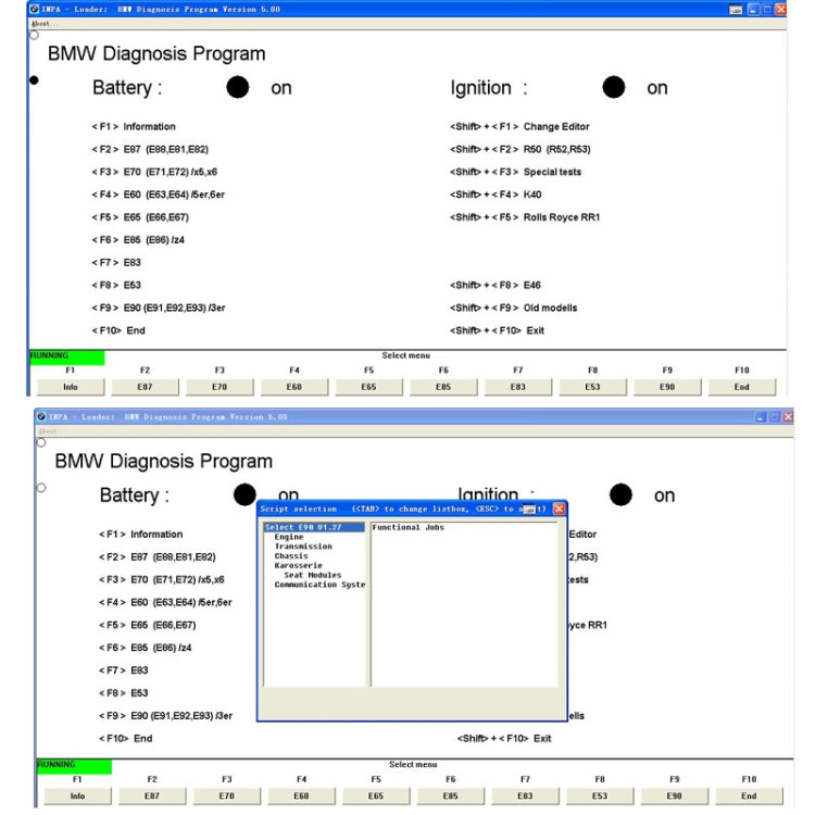 20-poliges bis 16-poliges OBDII-Diagnosestecker-Adapterkabel für BMW