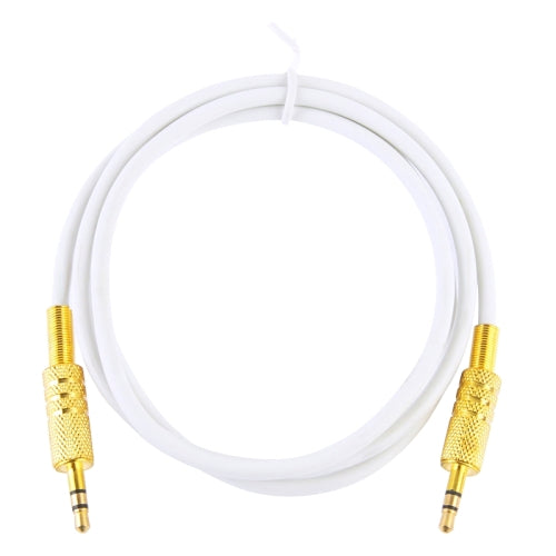 Aux-Kabel, 3,5-mm-Mini-Stecker-Stereo-Audiokabel, Länge: 2 M 24k Gold | #Elektroniktrade.ch#
