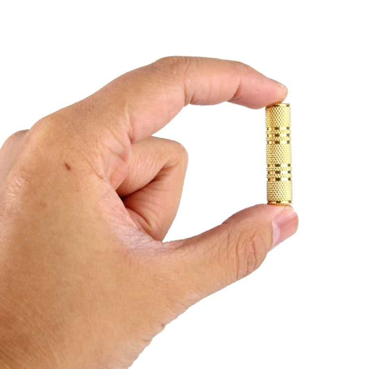 Vergoldeter 3,5 mm Buchse auf 3,5 mm Stereo-Buchsenadapter Sockeladapter | #Elektroniktrade.ch#