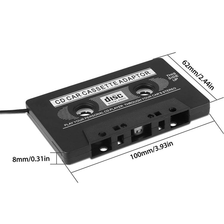 3,5 mm Klinkenstecker CD Autokassette Stereo Adapter Bandkonverter AUX-Kabel CD-Player | #Elektroniktrade.ch#