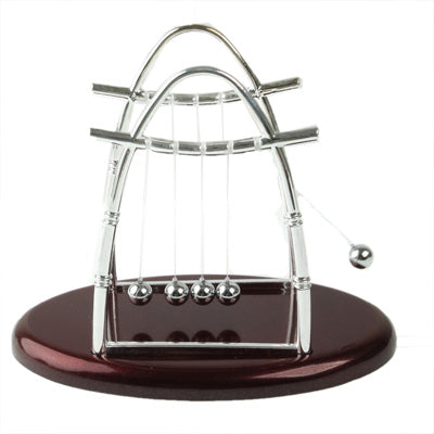 Cradle Balance Ball Physik Wissenschaft Fun Desk Toy (Silber) | #Elektroniktrade.ch#