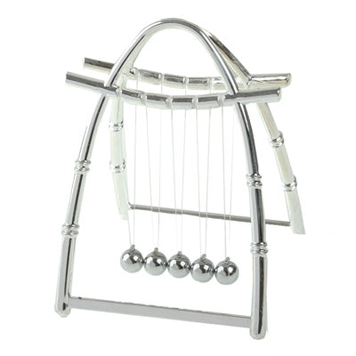 Cradle Balance Ball Physik Wissenschaft Fun Desk Toy (Silber) | #Elektroniktrade.ch#