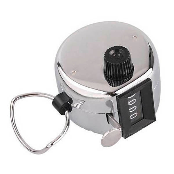 Retro Style 0,8 Zoll 4-stelliger Bildschirm Mechanischer manueller Metallzähler | #Elektroniktrade.ch#