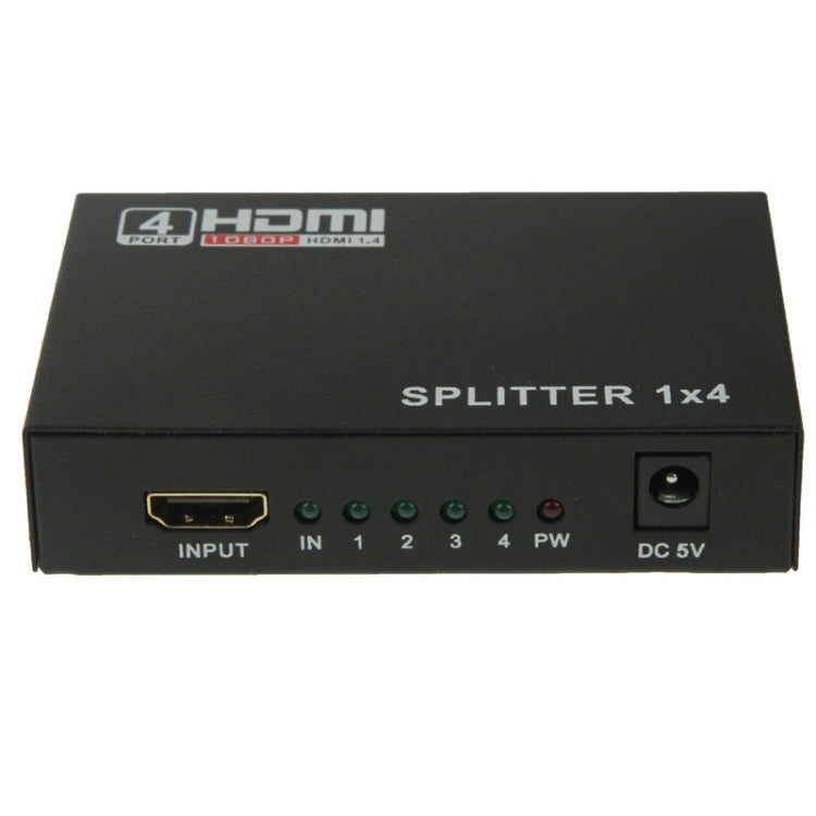 Mini HD 1080P 1x4 HDMI V1.4 Splitter für HDTV / STB / DVD / Projektor / DV