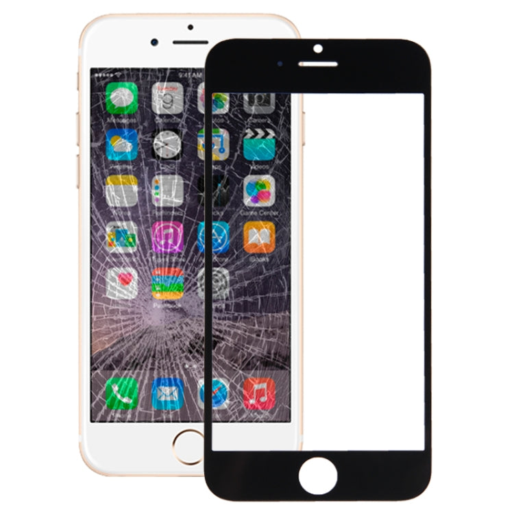 Außenglas-Außenglaslinse für iPhone 6 (Schwarz) | #Elektroniktrade.ch#