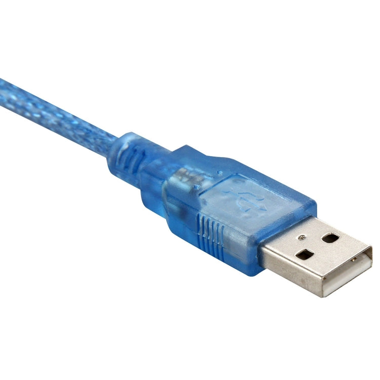USB 2.0 AM zu AM Kabel, Länge: 30 cm (blau)