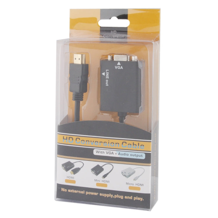 HDMI zu VGA & Audio HD Konvertierungsadapterkabel Dr