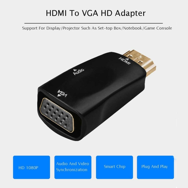 Full HD 1080P HDMI zu VGA und Audio Adapter für HDTV | #Elektroniktrade.ch#